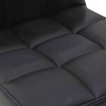 Σκαμπό μπαρ Remina pakoworld πτυσσόμενο μαύρο pu-μέταλλο χρωμίου 45x53x112εκ - Image 6