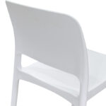 Καρέκλα Fenxy pakoworld pp σε λευκή απόχρωση 38x42x77εκ - Image 8