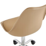 Καρέκλα γραφείου εργασίας Gaston II pakoworld pp-pu cappuccino 48x57x77-90εκ - Image 7