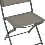 Καρέκλα Jeve pakoworld πτυσσόμενη μέταλλο-textilene σε ανθρακί απόχρωση 46x51x81εκ - Image 8