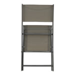 Καρέκλα Jeve pakoworld πτυσσόμενη μέταλλο-textilene σε ανθρακί απόχρωση 46x51x81εκ - Image 9