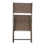 Καρέκλα Jeve pakoworld πτυσσόμενη σαμπανιζέ μέταλλο και textilene 46x51x81εκ - Image 8