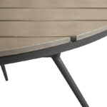 Τραπεζαρία Appa-Moly σετ 5τεμ pakoworld αλουμίνιο και plywood σε ανθρακί απόχρωση Φ120x74εκ - Image 7