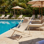 Σεζλόνγκ επαγγελματική Corte pakoworld σαμπανί αλουμινίου με textilene - Image 2