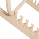 Σεζλόνγκ επαγγελματική Corte pakoworld σαμπανί αλουμινίου με textilene - Image 3