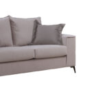 Καναπές Verona 2θέσιος cream - μαξιλάρια mocha 173x93x100εκ - Image 3