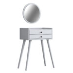 Τουαλέτα κρεβατοκάμαρας Globy pakoworld λευκό 74x37x86εκ