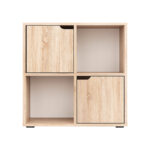 Βιβλιοθήκη Bookel pakoworld σε sonoma απόχρωση 59.6x27.5x60.4εκ - Image 3