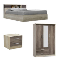 Φοιτητικό πακέτο επίπλων υπνοδωματίου DreamCatcher 2 pakoworld σετ 3 τμχ