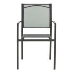 Τραπεζαρία Vergo-Confidence σετ 3τεμ pakoworld μέταλλο σε μαύρη απόχρωση Φ60x70εκ - Image 8