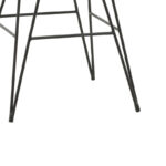 Τραπεζαρία Naoki V σετ 3τεμ pakoworld rattan pe σε φυσική απόχρωση και μαύρο μέταλλο 80x80x78εκ - Image 10