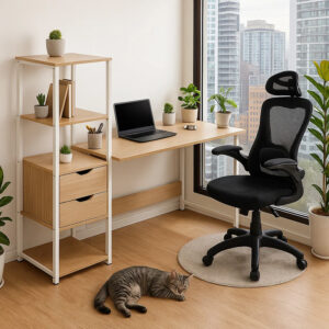 Φοιτητικό πακέτο επίπλων γραφείου Zayjo pakoworld σετ 2τεμ