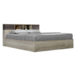 Φοιτητικό πακέτο επίπλων κρεβατοκάμαρας Shade pakoworld σετ 3τεμ - Image 2