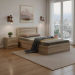 Σετ Κρεβατοκάμαρας Olympus Sonoma με Κρεβάτι 120x200εκ Σετ 2τεμ