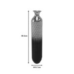 Διακοσμητικό βάζο δαπέδου Onna Inart μέταλλο σε χρυσή και μαύρη απόχρωση Φ15.7x80.6εκ - Image 4