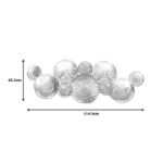 Διακοσμητικό τοίχου Dille Inart μέταλλο πολύχρωμο 114.9x4.4x43.2εκ - Image 2