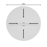 Επιφάνεια τραπεζιού Noble pakoworld HPL καρυδί Φ60εκ πάχους 12mm - Image 5