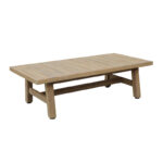 Σετ σαλονιού 4τμχ Malibu I pakoworld μασίφ ξύλο ακακίας-μπεζ ύφασμα - Image 5