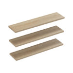 Ραφιέρα τοίχου Divar pakoworld sonoma 60x14.5x1.8εκ - Image 3