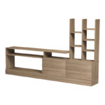 Σύνθετο σαλονιού Seruno pakoworld sonoma 170x25x100εκ - Image 4