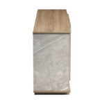 Μπουφές Zafore pakoworld sonoma - γκρι μπεζ όψη μαρμάρου 180x45x80εκ - Image 6