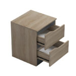 Κομοδίνο Verena pakoworld sonoma-ανθρακί 40x40x50εκ - Image 2