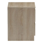 Κομοδίνο Verena pakoworld sonoma-ανθρακί 40x40x50εκ - Image 5