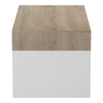 Τραπέζι σαλονιού Consa pakoworld sonoma - λευκό 120x60x52.8εκ - Image 6