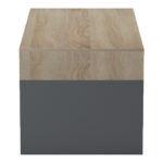 Τραπέζι σαλονιού Consa pakoworld sonoma - ανθρακί 120x60x52.8εκ - Image 6