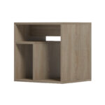 Βοηθητικό τραπέζι Doublo pakoworld sonoma 40x35x40εκ - Image 4