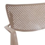 Τραπεζαρία Icon-Frontline pakoworld σετ 5τεμ PP σε cappuccino απόχρωση - Image 3