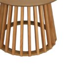 Τραπέζι σαλονιού Domonic pakoworld φυσικό Φ60x45εκ - Image 4