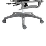 Καρέκλα γραφείου εργασίας Zenyk pakoworld mesh σε grey απόχρωση 63x70x126εκ - Image 11