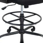 Καρέκλα γραφείου εργασίας Derzio pakoworld ύφασμα mesh σε μαύρη απόχρωση 62x53x131εκ - Image 11