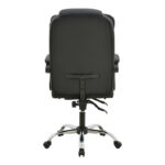 Καρέκλα γραφείου διευθυντή με υποπόδιο και μηχανισμό massage Volter pakoworld pu μαύρο 62x70x110εκ - Image 7