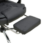 Καρέκλα γραφείου διευθυντή με υποπόδιο και μηχανισμό massage Volter pakoworld pu μαύρο 62x70x110εκ - Image 9