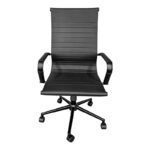 Καρέκλα γραφείου διευθυντή Valter pakoworld pu μαύρο 55.5x58x108εκ - Image 4