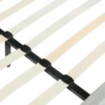 Κρεβάτι διπλό Majus pakoworld ύφασμα ανθρακί 160x200εκ - Image 5