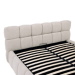 Κρεβάτι Jeby pakoworld ύφασμα σε κρεμ απόχρωση με αποθηκευτικό χώρο 160x200εκ - Image 6