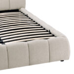 Κρεβάτι Jeby pakoworld ύφασμα σε κρεμ απόχρωση με αποθηκευτικό χώρο 160x200εκ - Image 7