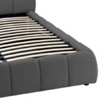 Κρεβάτι Jeby pakoworld ύφασμα σε ανθρακί απόχρωση με αποθηκευτικό χώρο 160x200εκ - Image 7