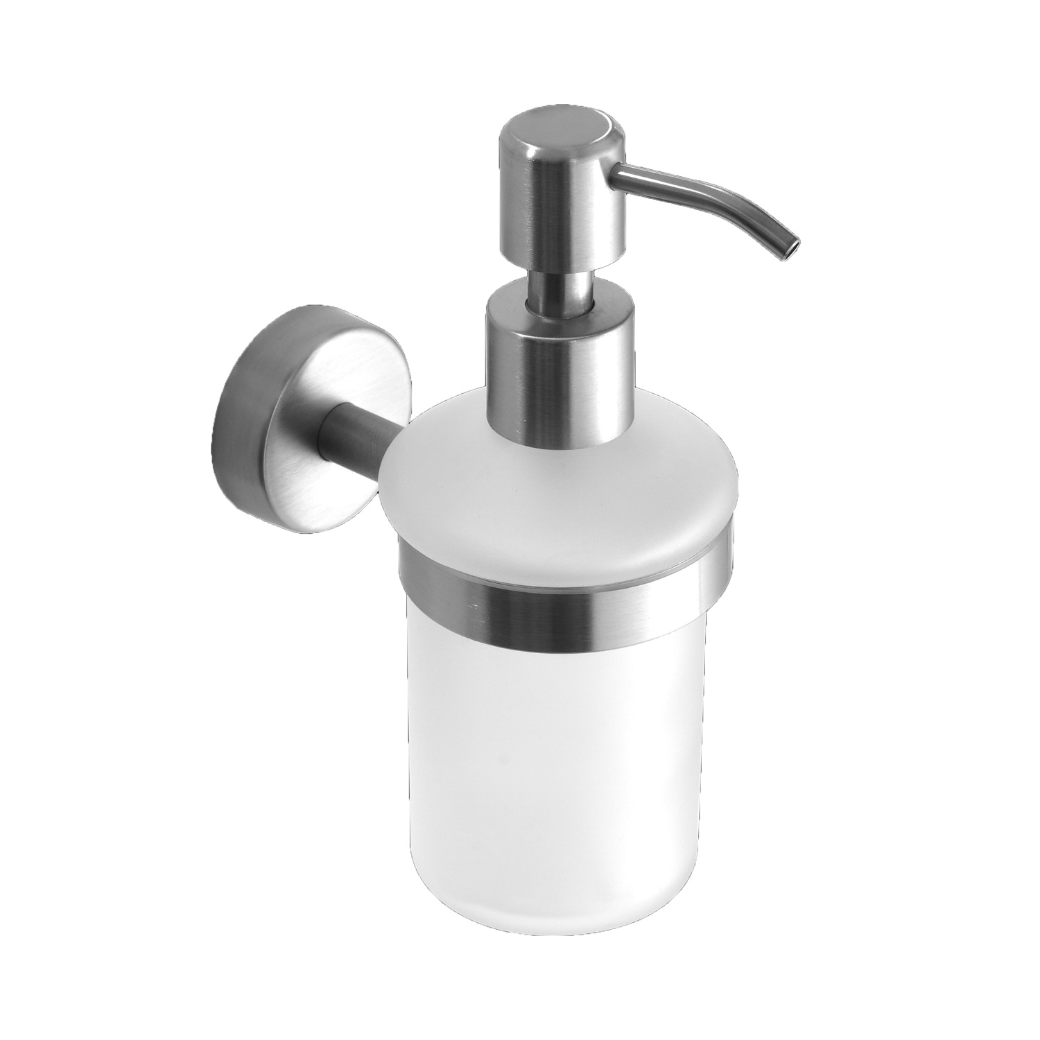 280199 Δοχείο σαπουνιού γυάλινο MODERNO 2801 99 Σατινέ KARAG