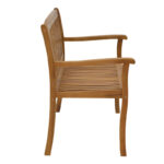 Παγκάκι διθέσιο Jerdu pakoworld ξύλο ακακίας φυσικό 120x61x87εκ - Image 3