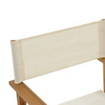 Καρέκλα-πολυθρόνα σκηνοθέτη Bistrual pakoworld ξύλο ακακίας φυσικό-πανί λευκό 58x50x84.5εκ - Image 6