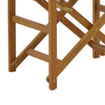 Καρέκλα-πολυθρόνα σκηνοθέτη Bistrual pakoworld ξύλο ακακίας φυσικό-πανί λευκό 58x50x84.5εκ - Image 7