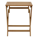 Τραπέζι Perdu pakoworld πτυσσόμενο φυσικό ξύλο ακακίας 60x60x72εκ - Image 3