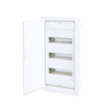 FLUSH MOUNTING 36+6 MODULES 3 ROWS WHITE DOOR