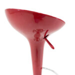 Σκαμπό μπαρ Felice pakoworld πτυσσόμενο κόκκινο-βάση χρωμίου 40x43x84εκ - Image 6