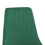 Καρέκλα Azori pakoworld κυπαρισσί βελούδο με μεταλλικό πόδι σε φυσική απόχρωση 49x55x85εκ - Image 6