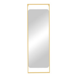 Καθρέπτης Piza pakoworld χρυσό μέταλλο 45x2x140εκ
